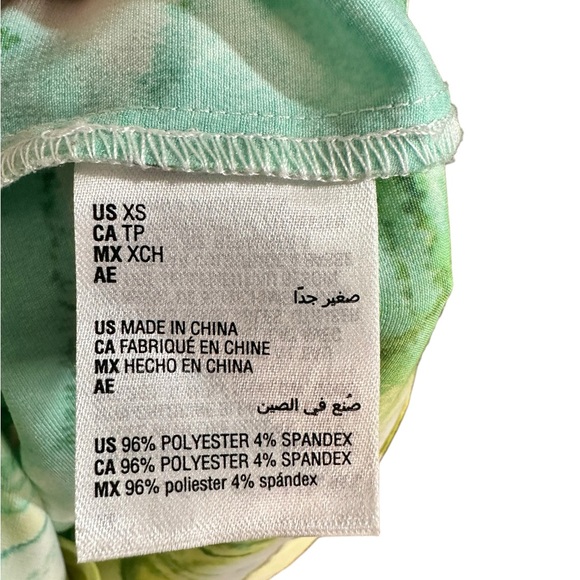 Jeannie Mai x I.N.C Button Down Short Sleeve Tie Dye Midi Dress Sz XS - Picture 12 of 14